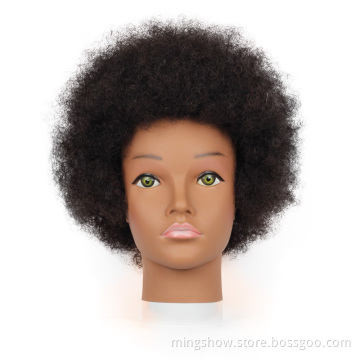 realistic dummy African Afro doll head mannequin heads